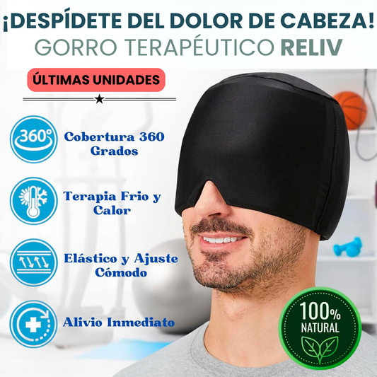 Gorro Terapéutico Reliv – Despídete del dolor en un solo minuto