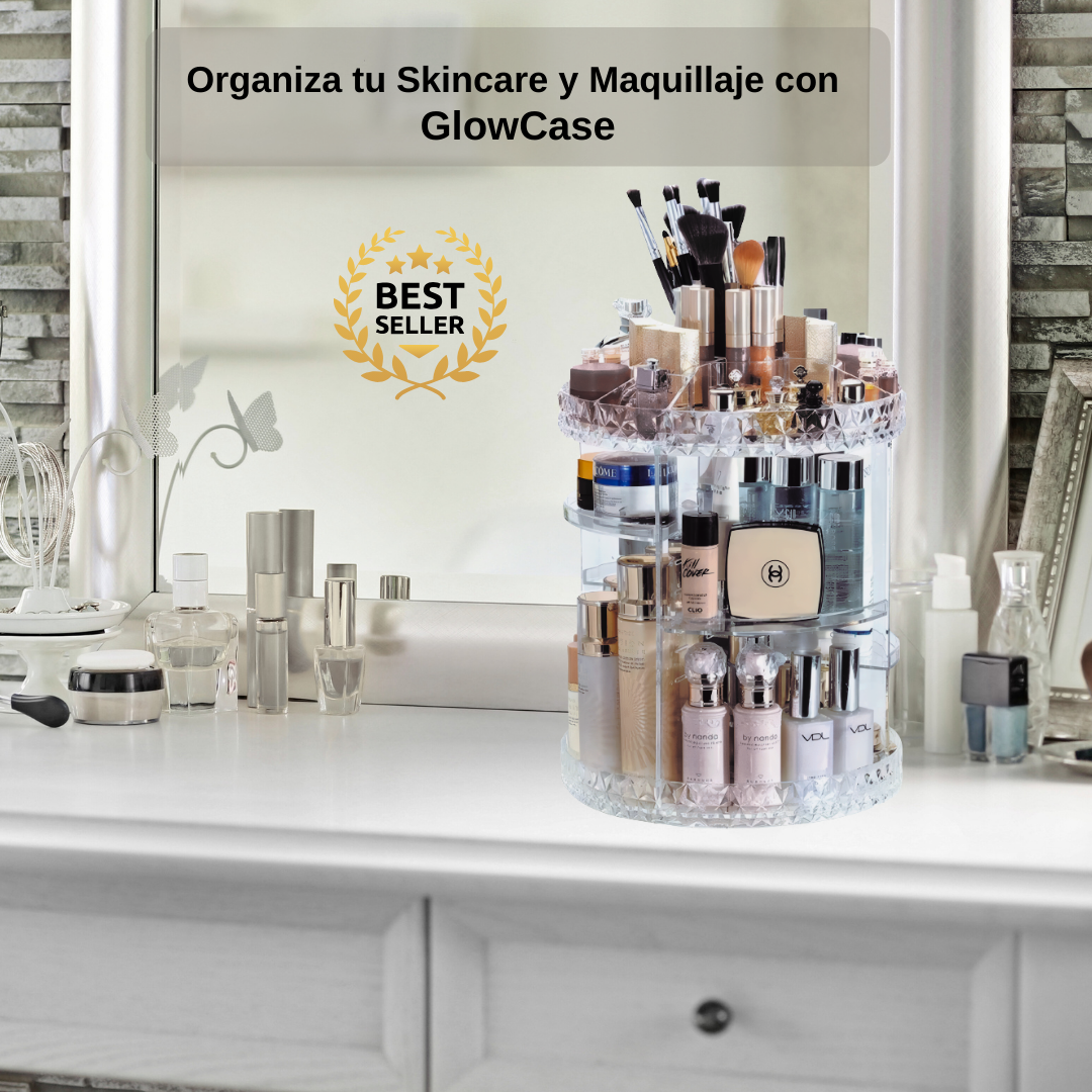 Organizador de Maquillaje 360º - Todo tu maquillaje en un solo giro