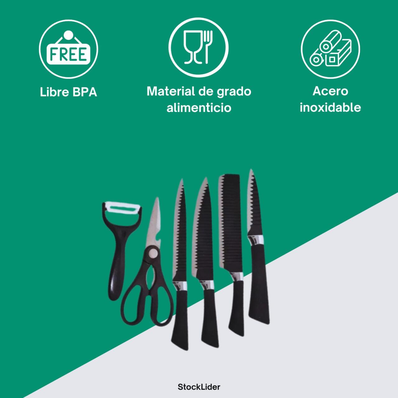 SET DE COCINA: 6 PIEZAS
