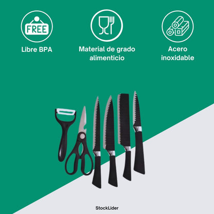SET DE COCINA: 6 PIEZAS