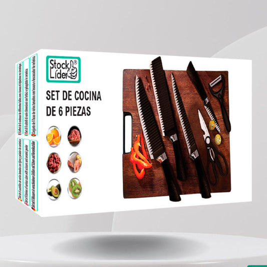 SET DE COCINA: 6 PIEZAS